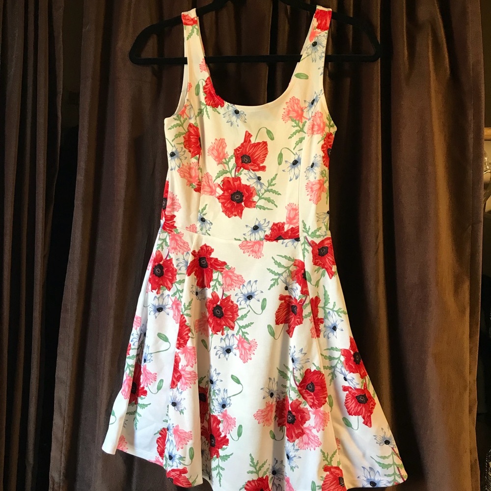 H&M floral tank dress size 6